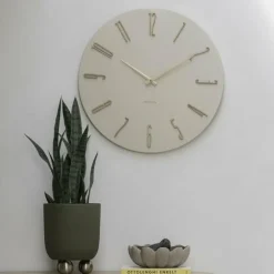 Karlsson Wandklok Esmerado groot wit
