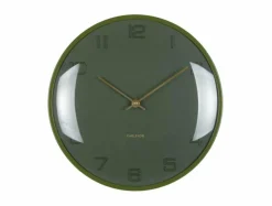 Karlsson Wandklok Fuerte Dome luxury groen