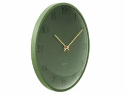 Karlsson Wandklok Fuerte Dome luxury groen