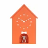 Karlsson Wandklok Garding Doggy bright oranje