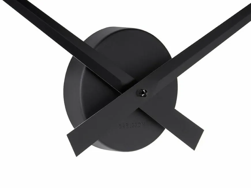 Karlsson Wandklok Little Big Time zwart