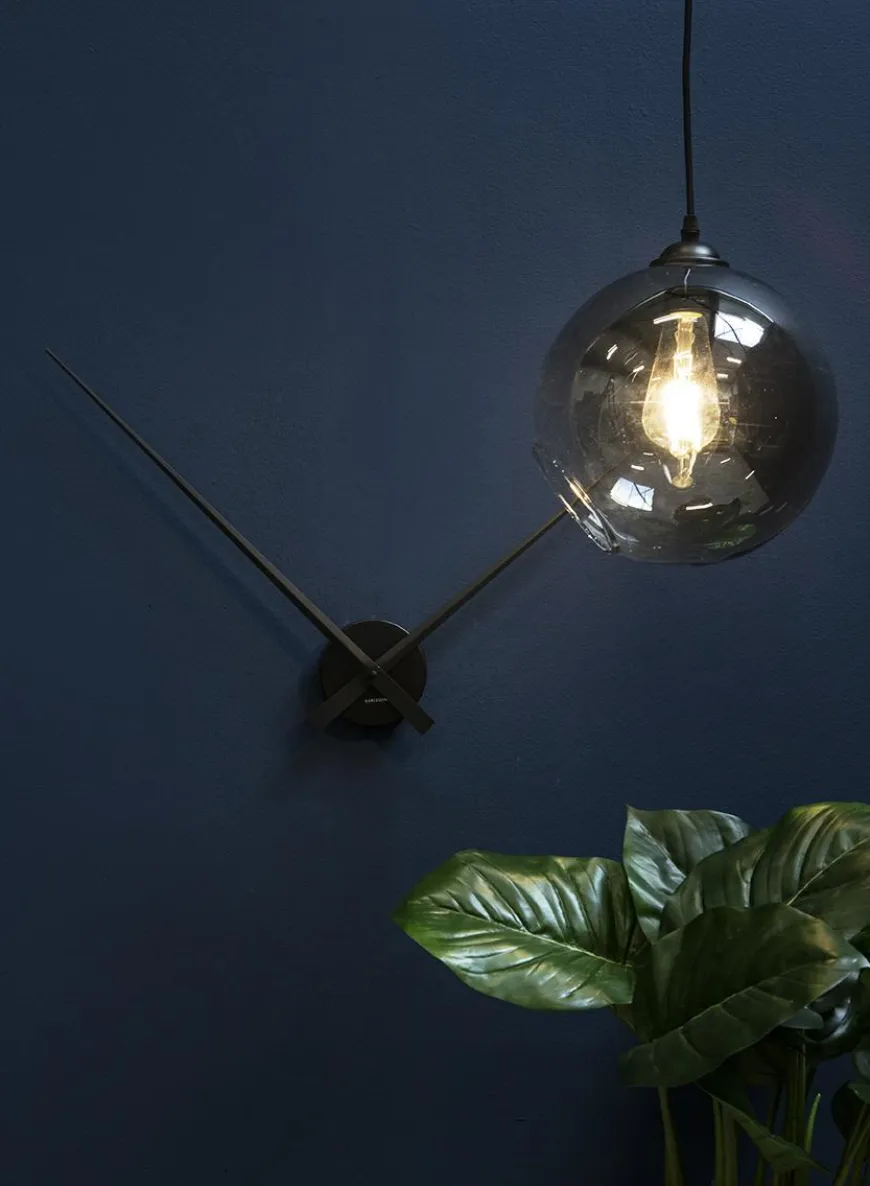 Karlsson Wandklok Little Big Time zwart