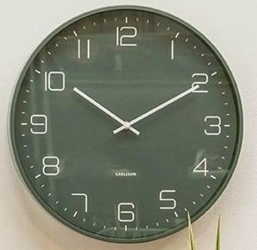 Karlsson Wandklok Lofty Groen Ø 40 cm