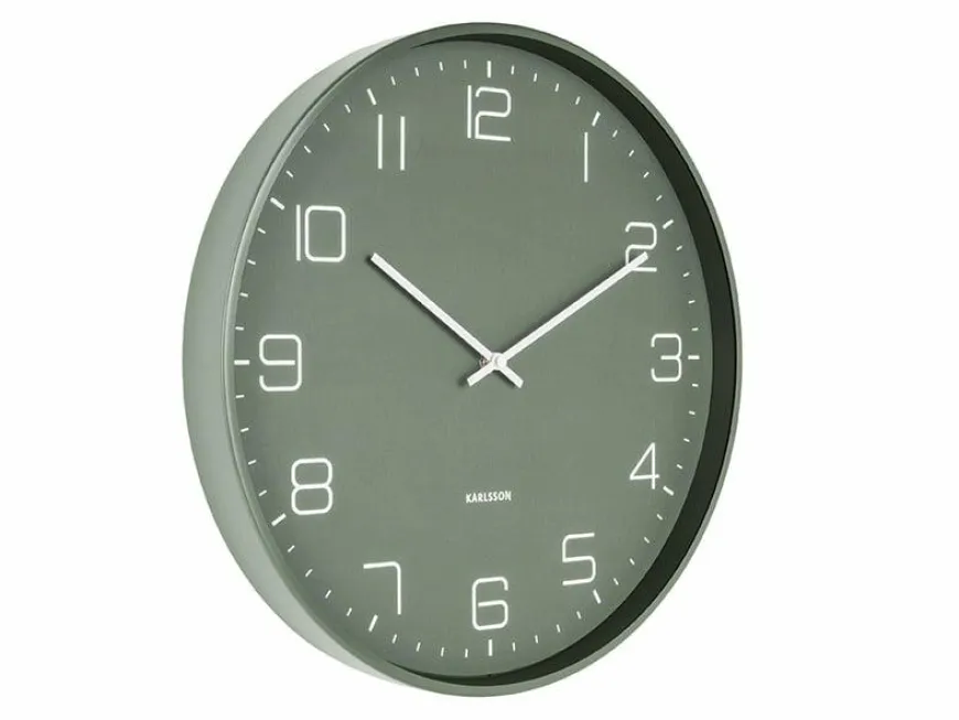 Karlsson Wandklok Lofty Groen Ø 40 cm