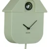 Karlsson Wandklok Modern Cuckoo ABS zacht groen