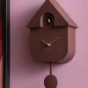 Karlsson Wandklok Modern Cuckoo Oro Earth bruin