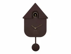 Karlsson Wandklok Modern Cuckoo Oro Earth bruin