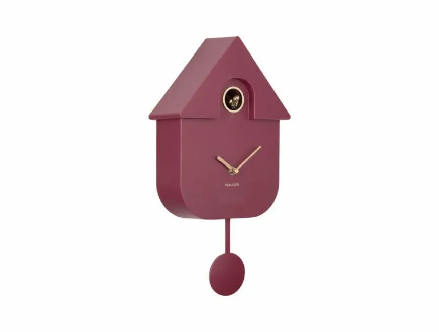 Karlsson Wandklok Modern Cuckoo Oro Mauve