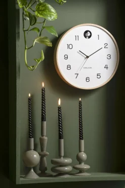 Karlsson Wandklok Natural Cuckoo wit Ø 31.5 cm