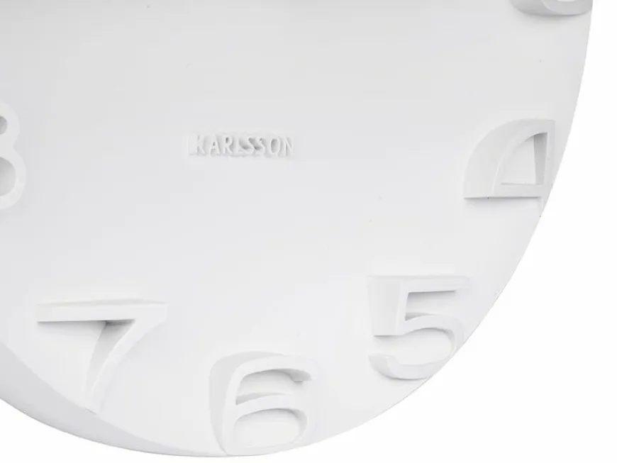 Karlsson Wandklok On The Edge wit Ø 42