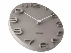Karlsson Wandklok On The Edge grey Ø 42