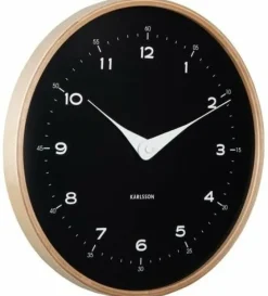 Karlsson Wandklok Osado Dome zwart