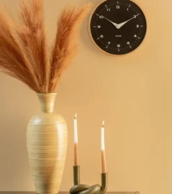 Karlsson Wandklok Osado Dome zwart