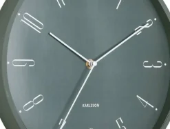 Karlsson Wandklok Regal Numbers jungle groen