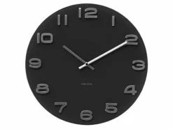 Karlsson Wandklok Vintage Round zwart Ø 35 cm
