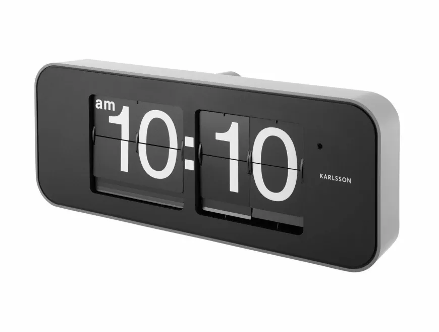 Karlsson Wandklok Wide Flip wit