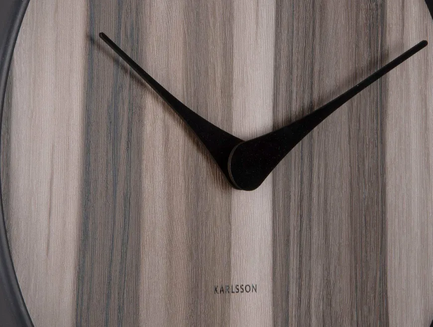 Karlsson Wandklok Wood Melange donker Ø 40 cm