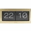 Karlsson Wand-/Tafelklok Boxed Flip XL goud