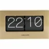 Karlsson Wand-/Tafelklok Boxed Flip goud