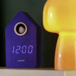 Karlsson Wekker Cuckoo LED kobalt blauw
