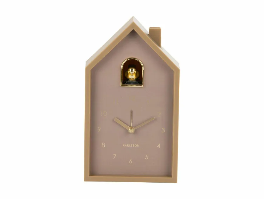 Karlsson Wekker Modern Cuckoo Oro mocca bruin