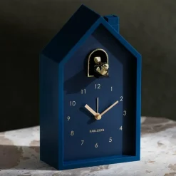 Karlsson Wekker Modern Cuckoo Oro donkerblauw