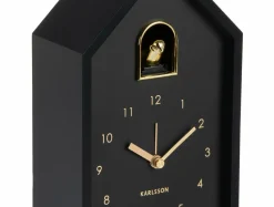 Karlsson Wekker Modern Cuckoo Oro zwart