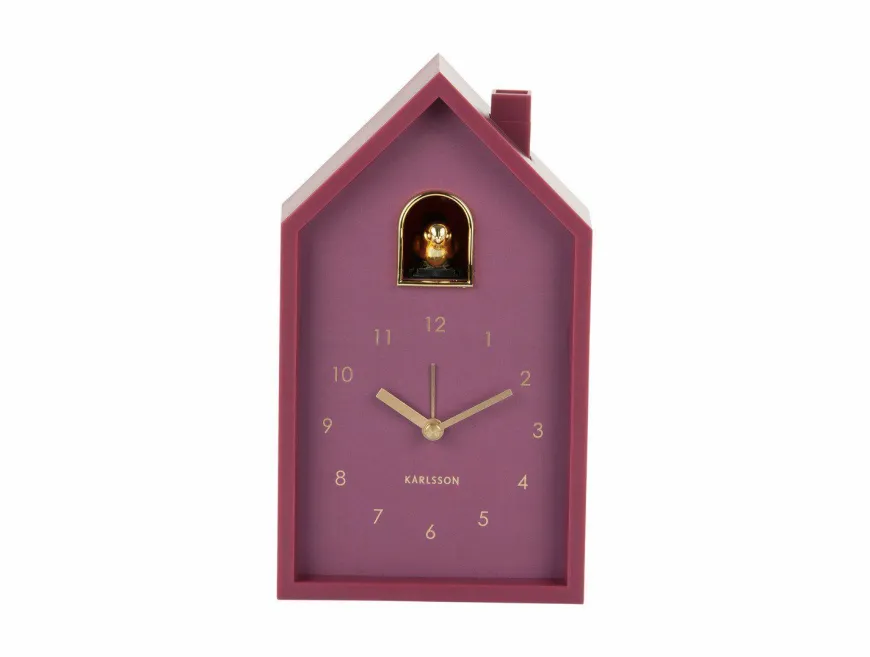 Karlsson Wekker Modern Cuckoo Oro donker mauve