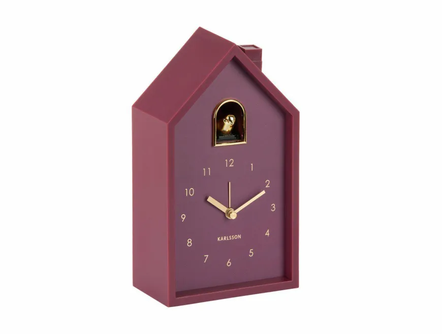 Karlsson Wekker Modern Cuckoo Oro donker mauve