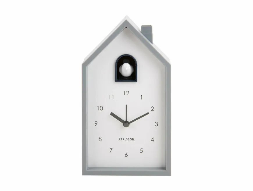 Karlsson Wekker Modern Cuckoo Grijs
