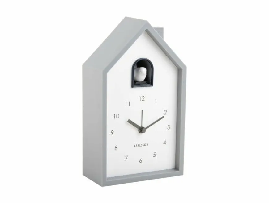 Karlsson Wekker Modern Cuckoo Grijs