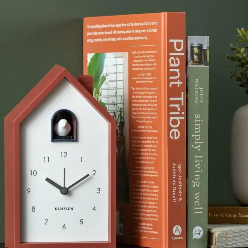 Karlsson Wekker Modern Cuckoo Rood