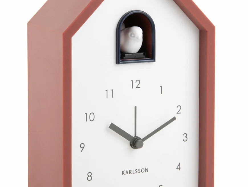 Karlsson Wekker Modern Cuckoo Rood