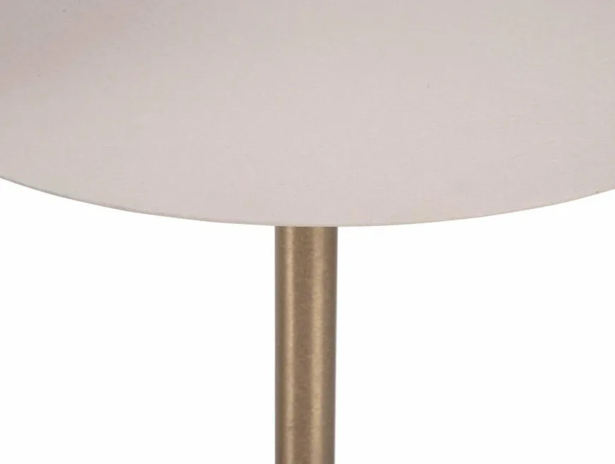 Leitmotiv Bijzettafel Dex Warm grijs Ø 40 cm