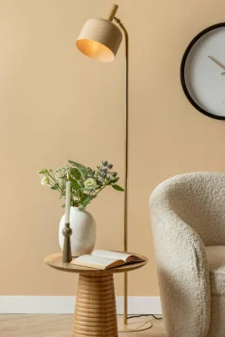 Leitmotiv Bijzettafel Force striped groot mango