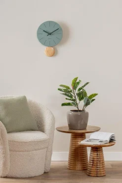 Leitmotiv Bijzettafel Force striped groot mango