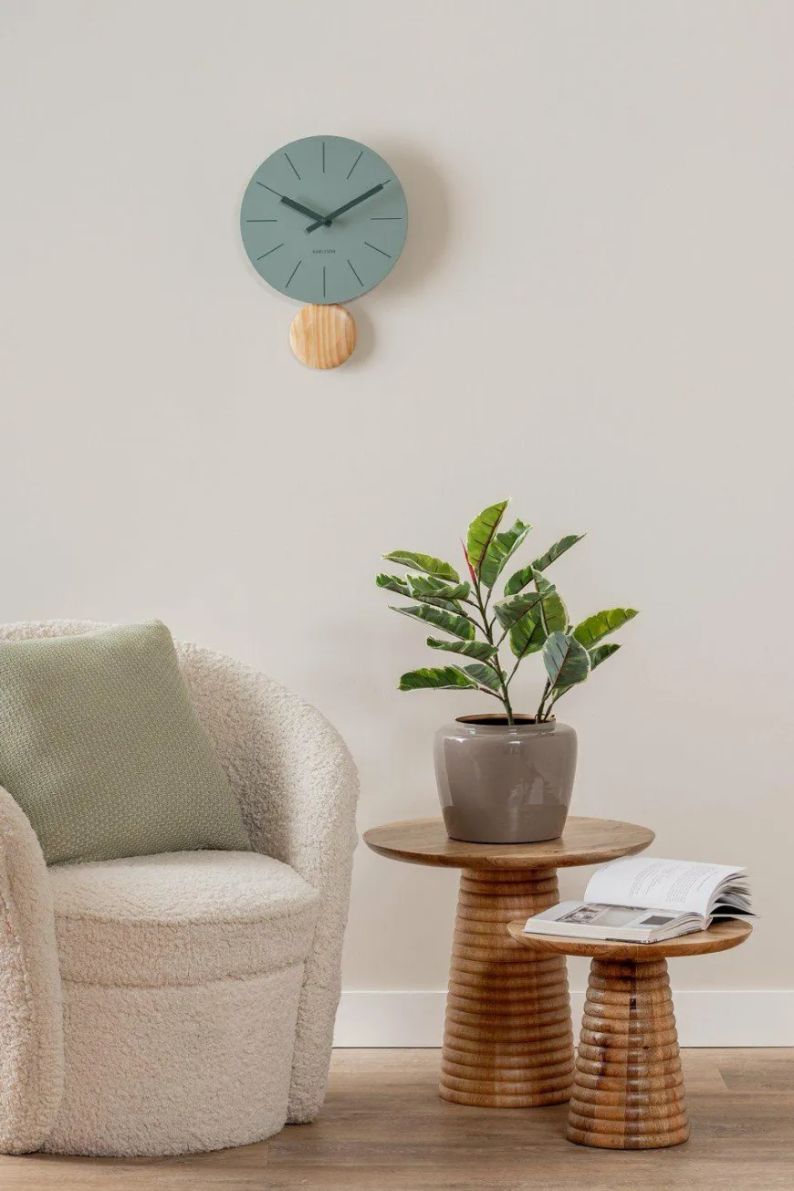 Leitmotiv Bijzettafel Force striped groot mango