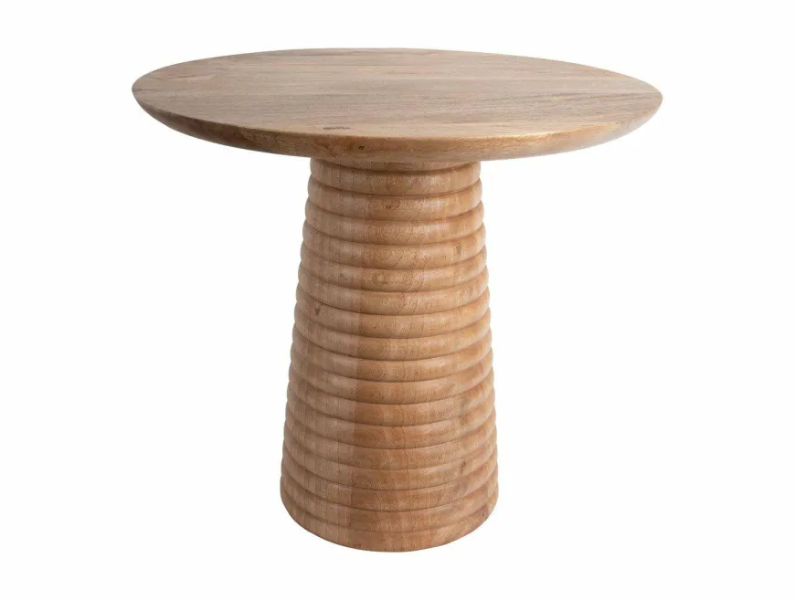 Leitmotiv Bijzettafel Force striped groot mango