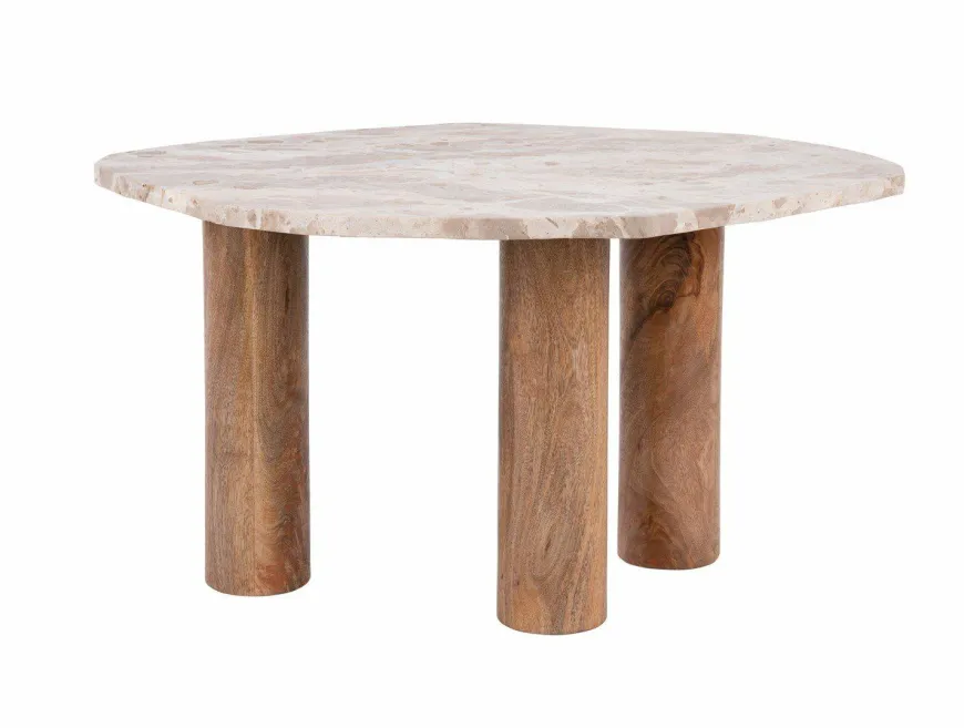 Leitmotiv Bijzettafel Organic marmer