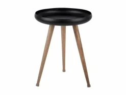 Leitmotiv Bijzettafel set van 3 Tripod met mangohouten poten