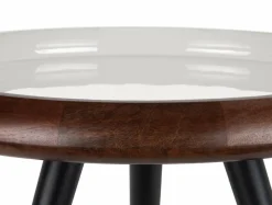 Leitmotiv Bijzettafel set van 3 Tripod met metalen poten