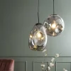 Leitmotiv Hanglamp Blown Glass Medium rookglas