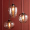 Leitmotiv Hanglamp Glamour Cone glas smoke