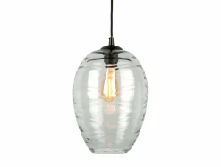 Leitmotiv Hanglamp Glamour Cone glas smoke