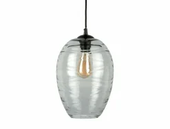 Leitmotiv Hanglamp Glamour Cone glas smoke