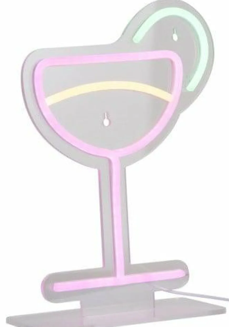 Leitmotiv Neon licht Cocktail multi colour