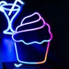 Leitmotiv Neon licht Colour Changing Cupcake