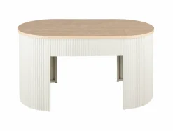 Leitmotiv Salontafel Estriado zacht warm grijs