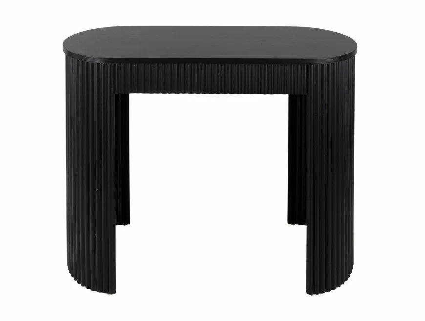 Leitmotiv Sidetable Estriado zwart