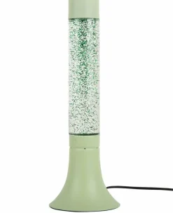 Leitmotiv Tafellamp Astro Glitter zacht groen met helder groen glitter